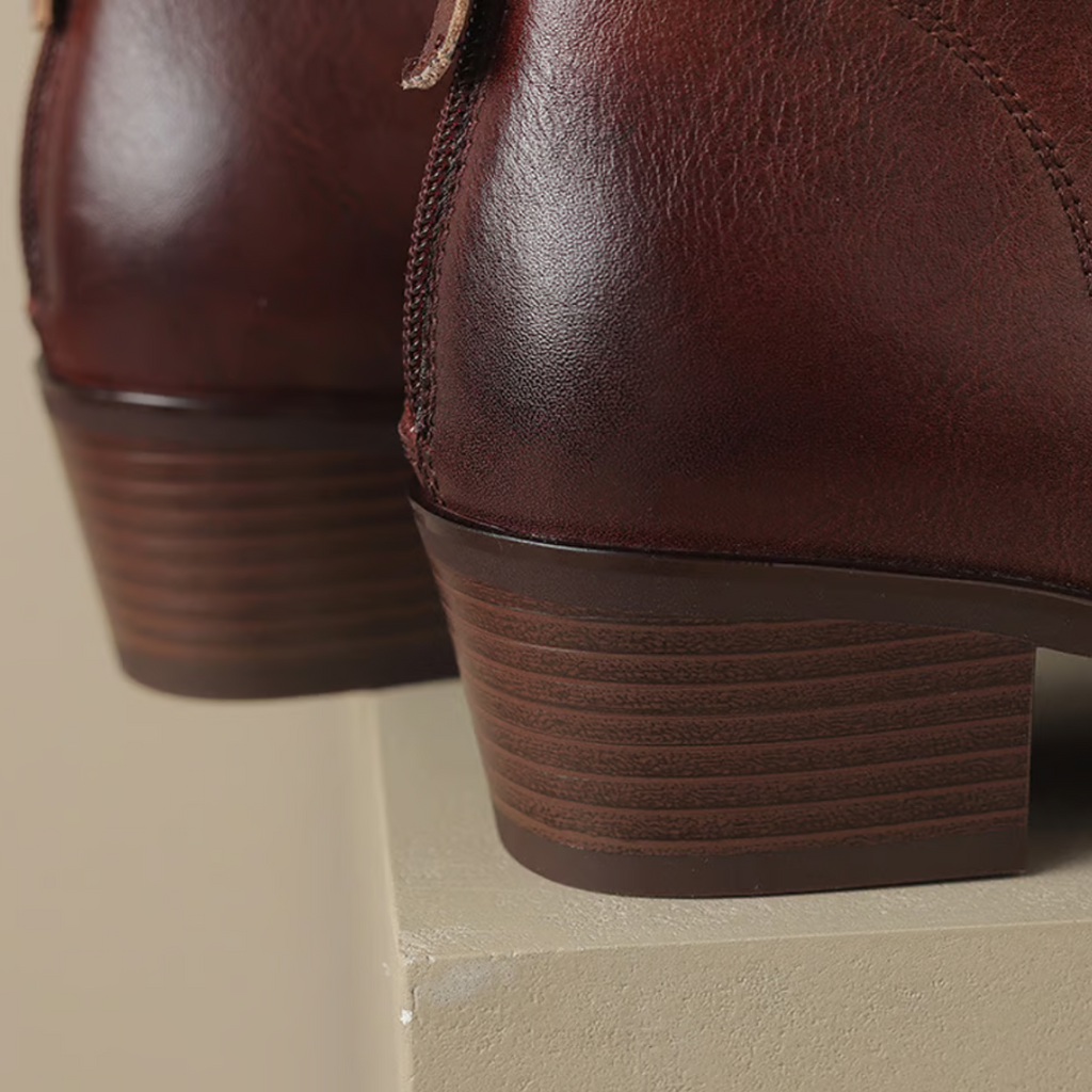 Camille – Low-Heel Luxury Boots