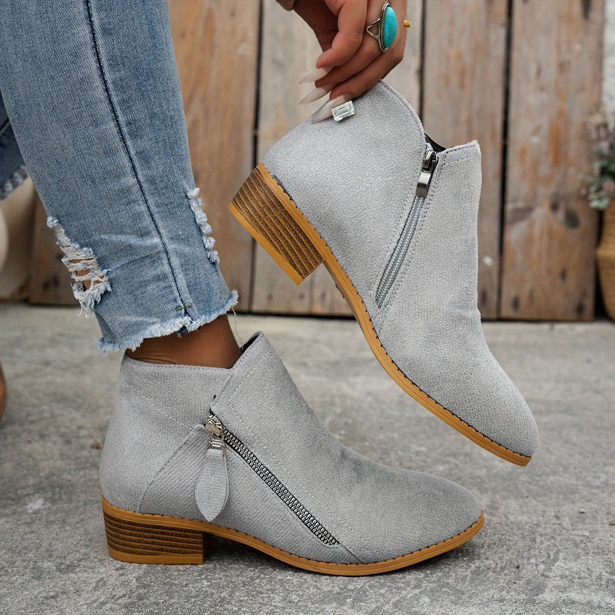 Selena – All-Weather Zip Boots