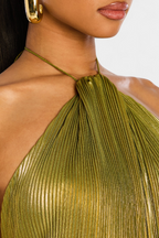 Elena – Halter Glow Maxi Dress