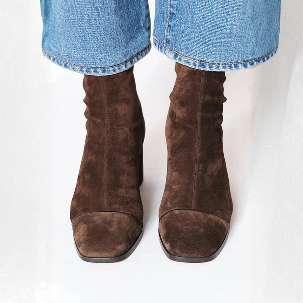 Camille – Everyday Square-Toe Ankle Boots