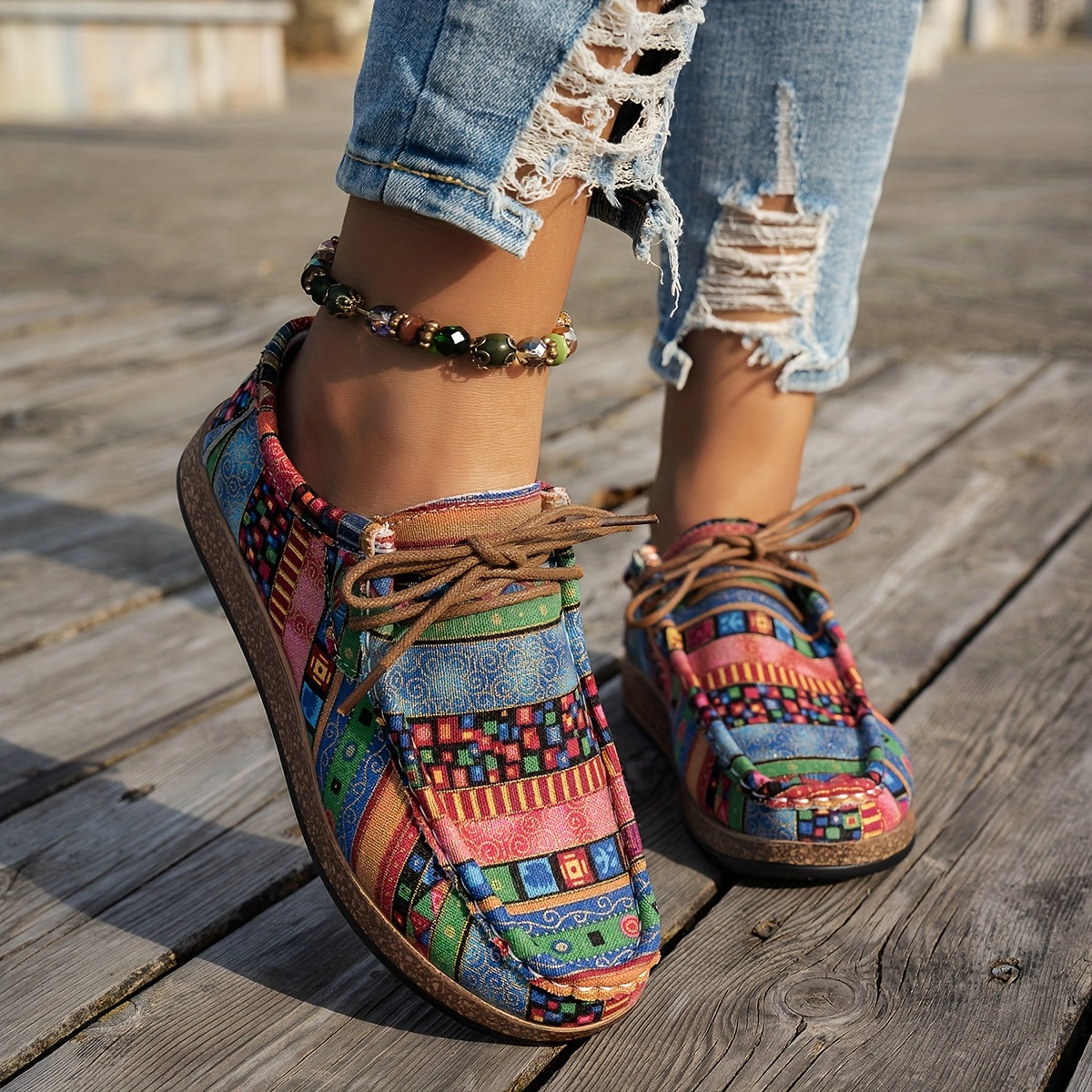 Charlotte – Retro Color Sneakers