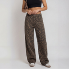 RILEY™ – Leopard Print Wide Leg Pants