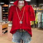 AMARIS™ - Sophisticated Button-Up Vintage Blouse