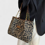 Claire – Leopard Print Tote