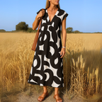 Elise – Minimal V-Neck Everyday Dress