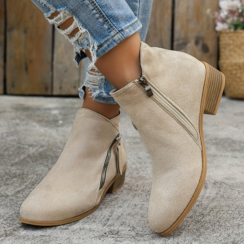 Selena – All-Weather Zip Boots