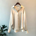 FLORENCE™ | Silky Long-Sleeve Blouse