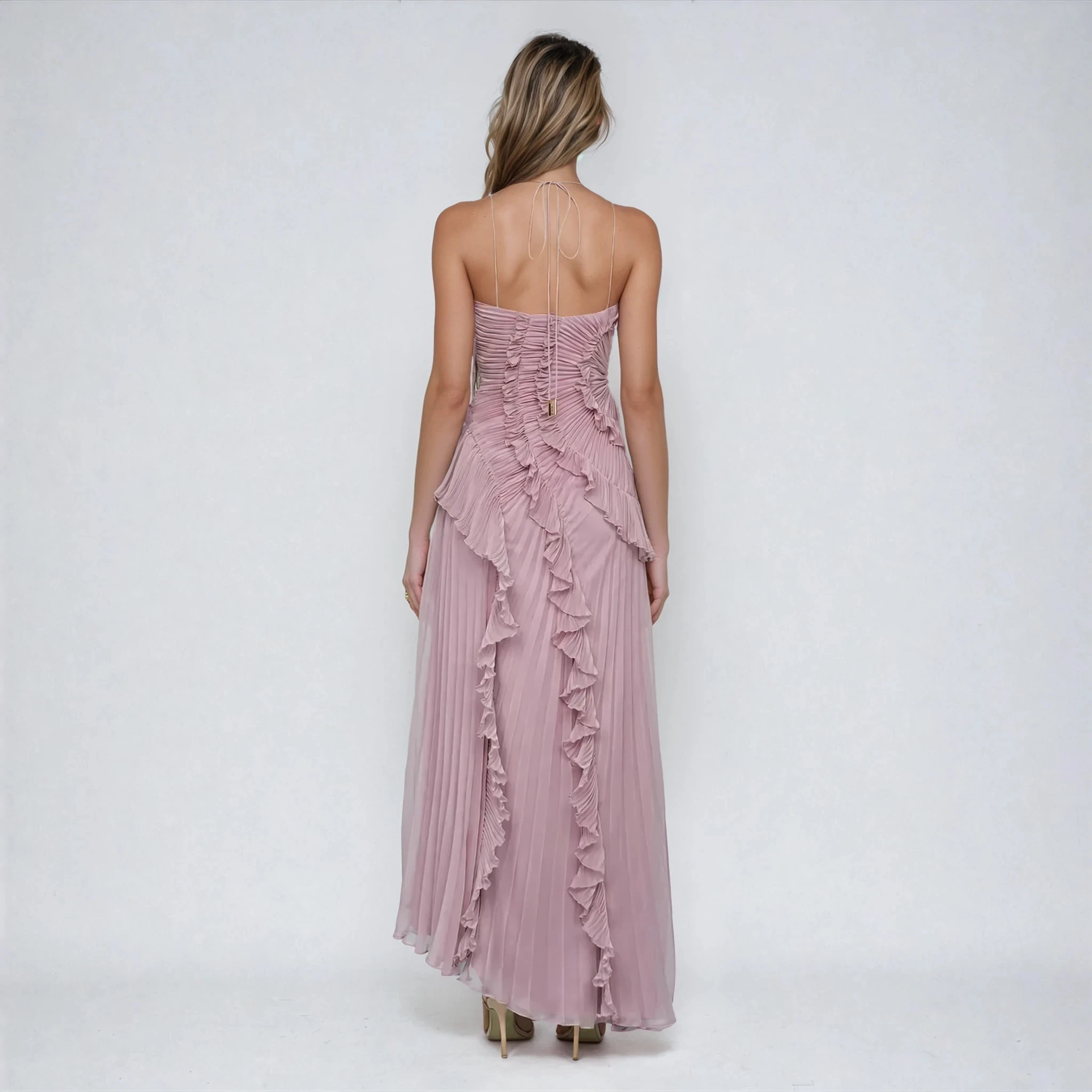 Hailey – The Lilac Pleated Dress