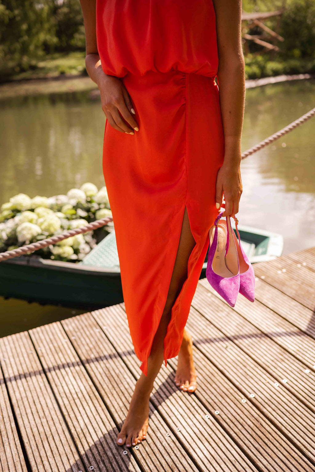 Elena – Side-Slit Summer Dress