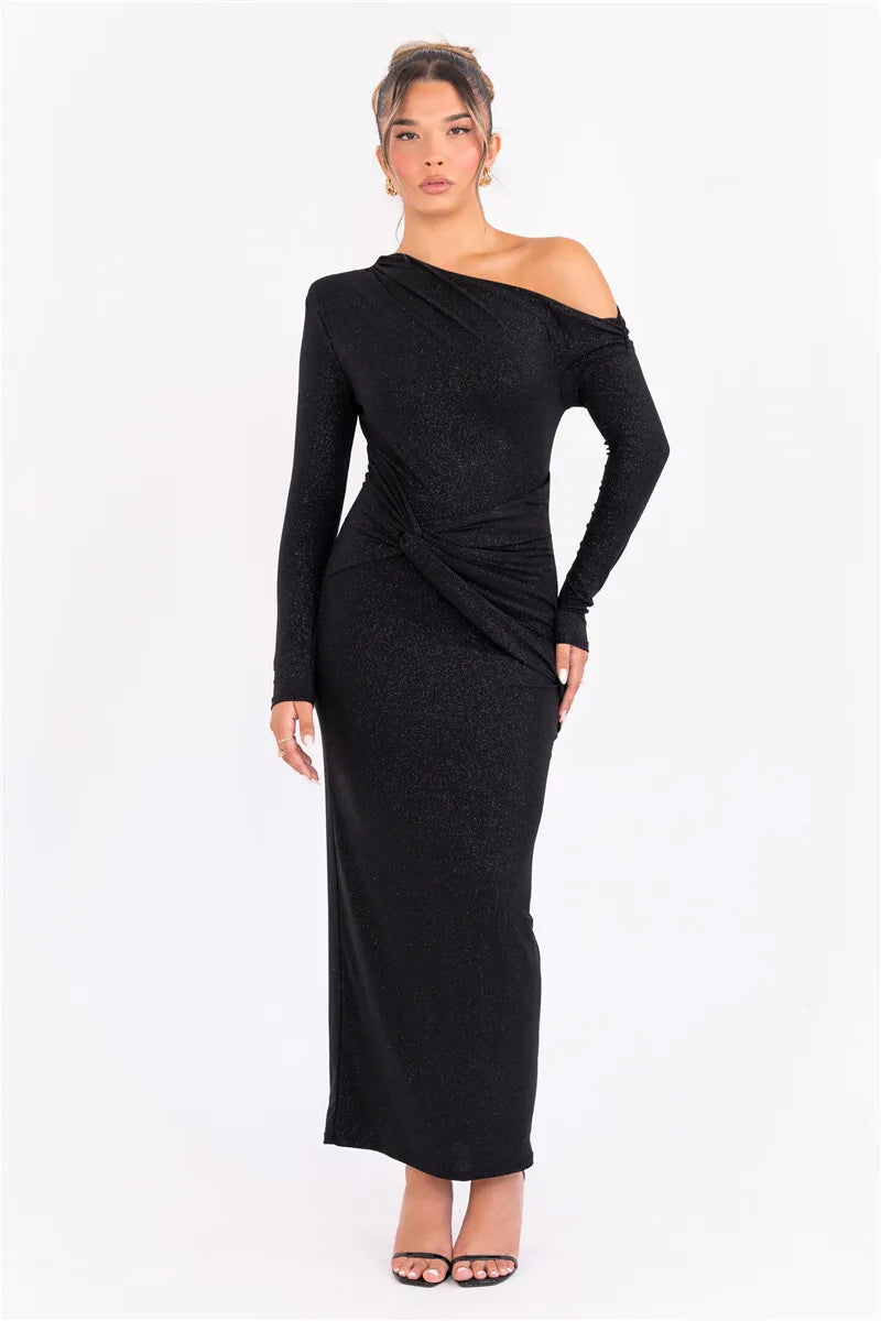Alina – Sparkling Maxi Dress