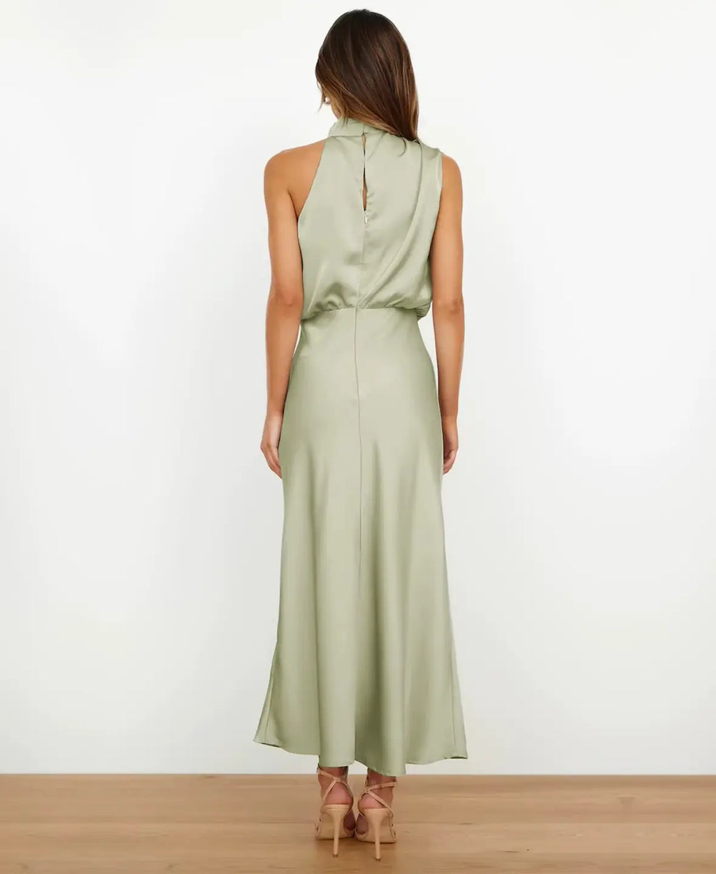 Nadine – Halter Neck Midi Dress