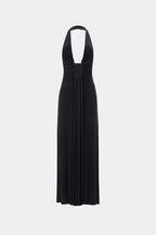 Celeste – Ivory Draped Maxi Dress