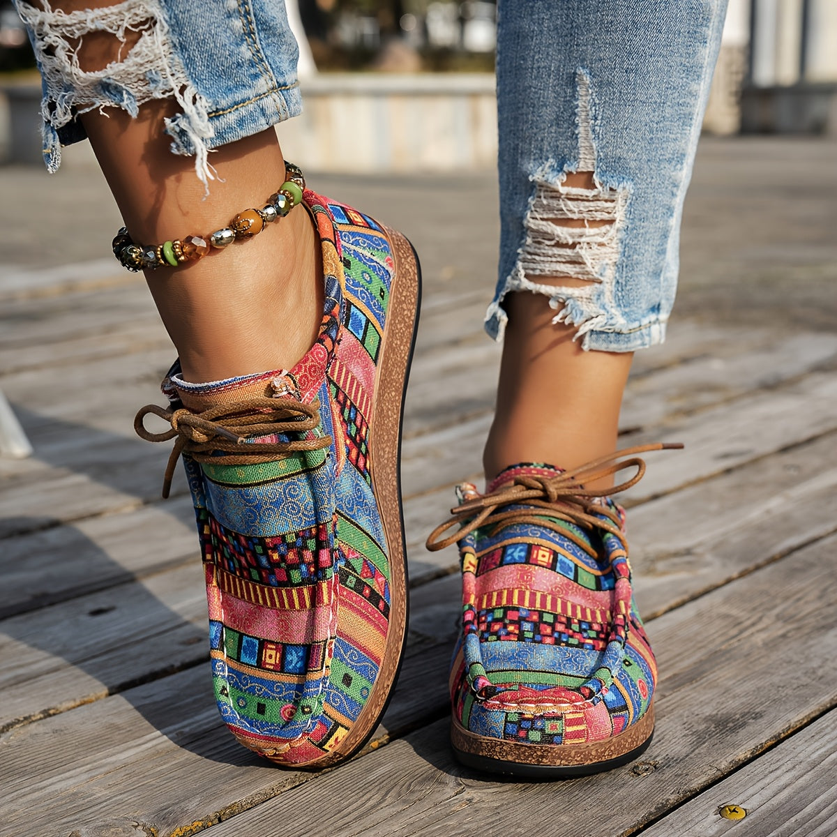 Charlotte – Retro Color Sneakers