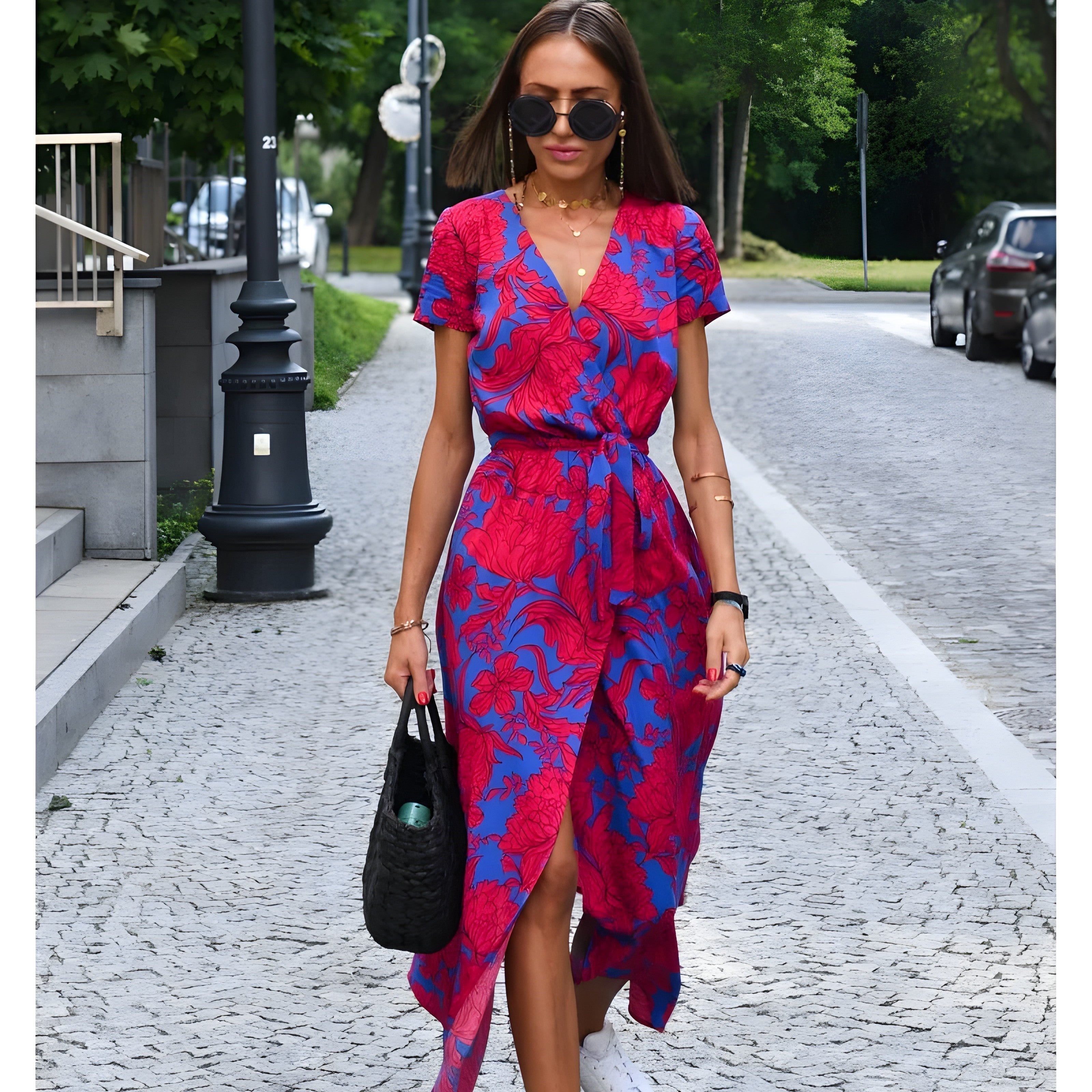 Rachel – Wrap-Style Everyday Dress