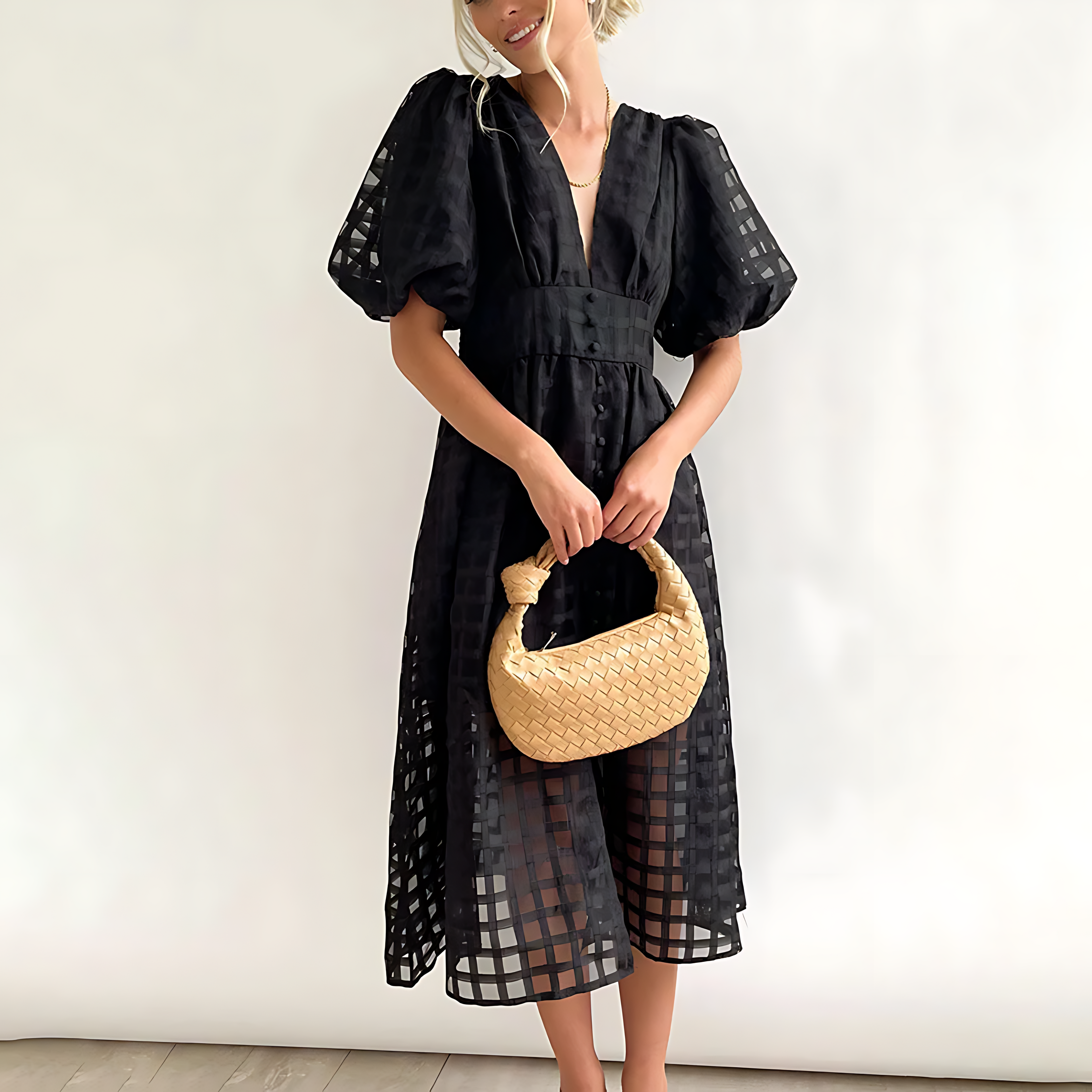 Sophie – Effortless Elegance Midi Dress