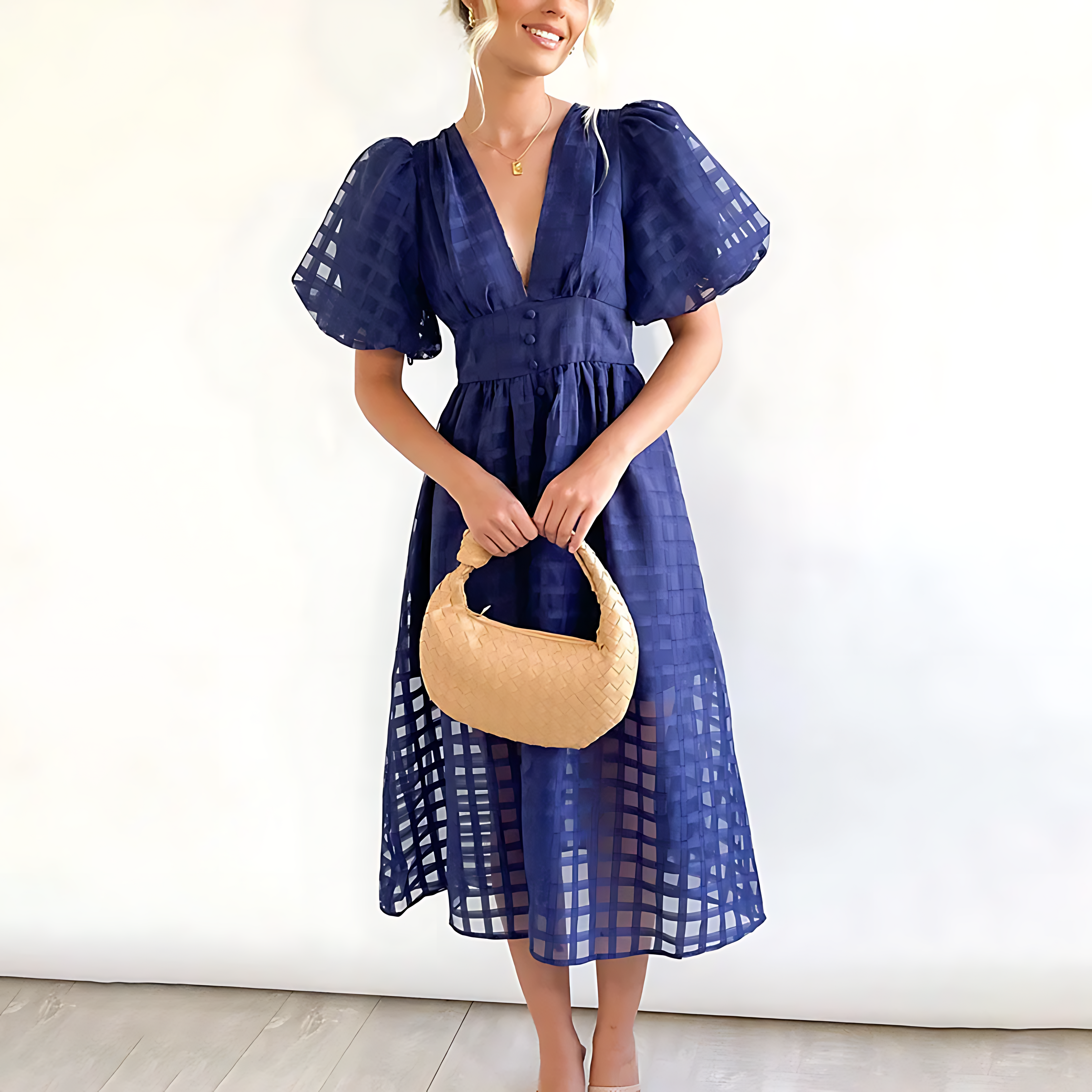 Sophie – Effortless Elegance Midi Dress