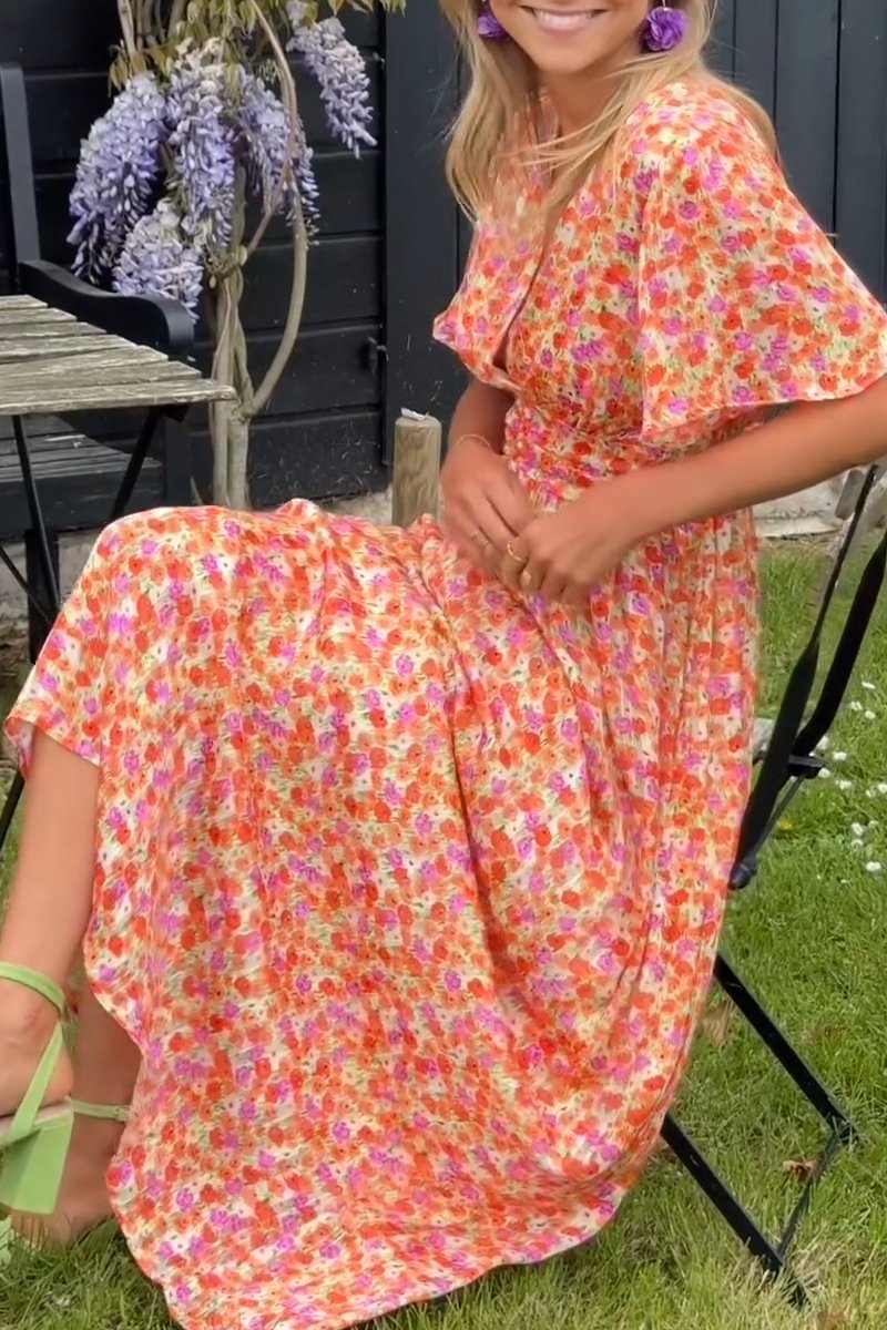 Christina – Long Floral Maxi Dress
