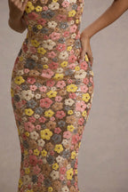 Selene – Pastel Glow Maxi Dress