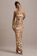 Selene – Pastel Glow Maxi Dress