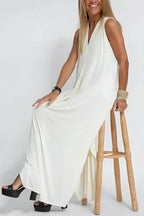 Clodagh – Sculpting Maxi Dress with Free Cardigan