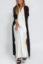 Clodagh – Sculpting Maxi Dress with Free Cardigan