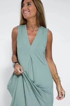 Clodagh – Sculpting Maxi Dress with Free Cardigan